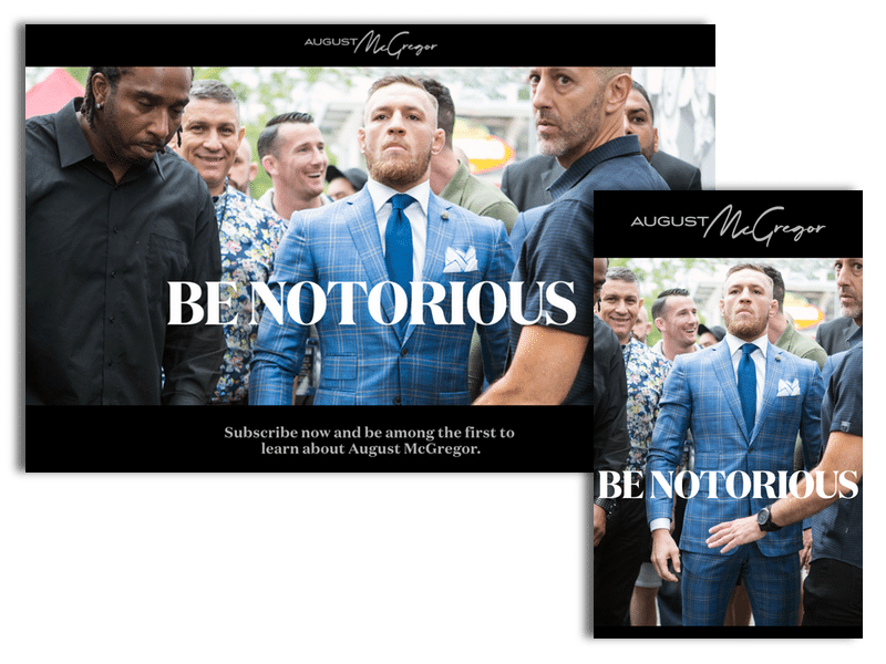 August McGregor Marketing Website