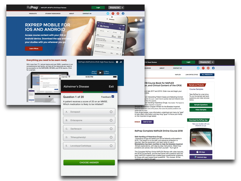 RxPrep Website & Apps