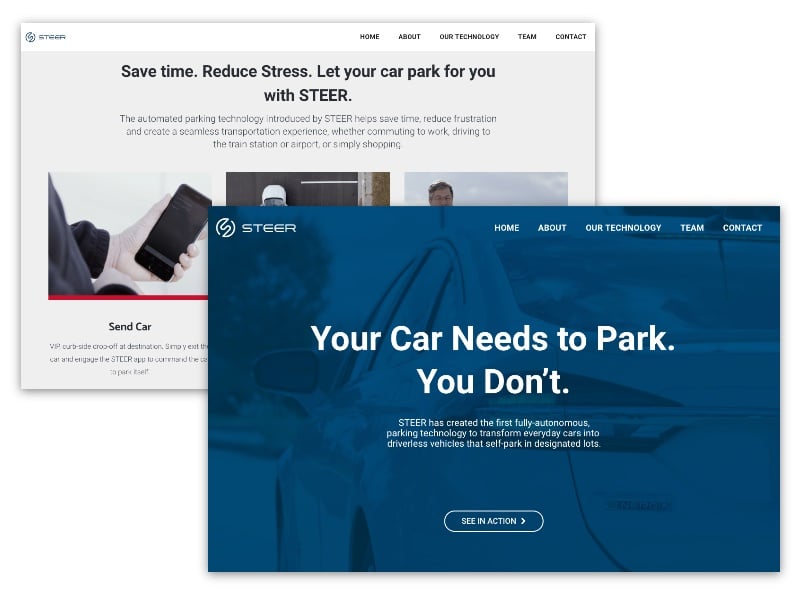Steer Tech Website Development