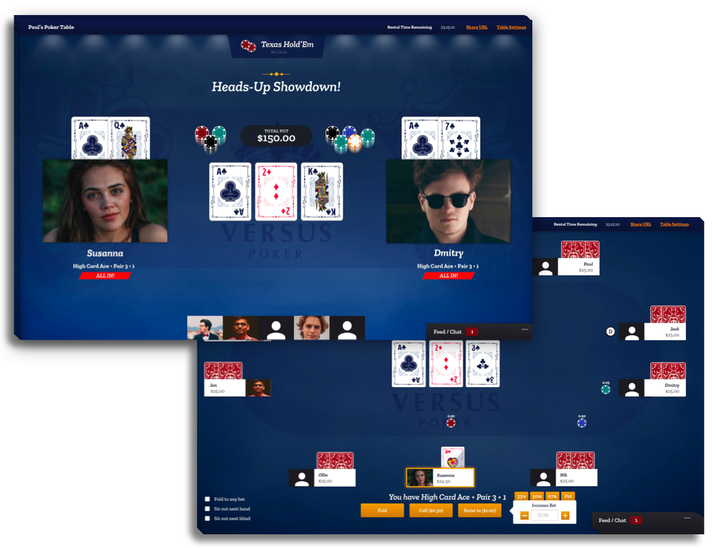 VersusPoker Web Platform